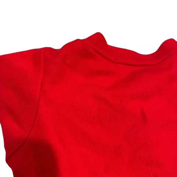 NWOT Vintage Disney Winnie the Pooh Footie Outfit Red and Yellow Size Newborn - Picture 6 of 6